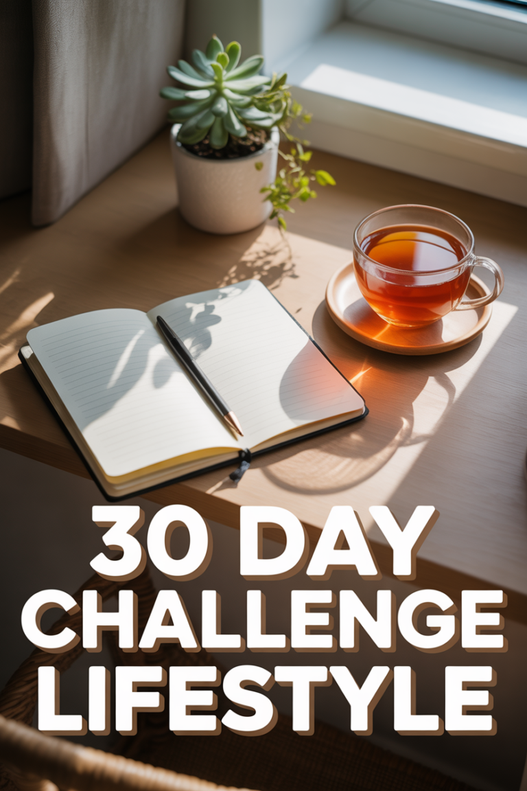 ✨ 30 Day Challenge Lifestyle