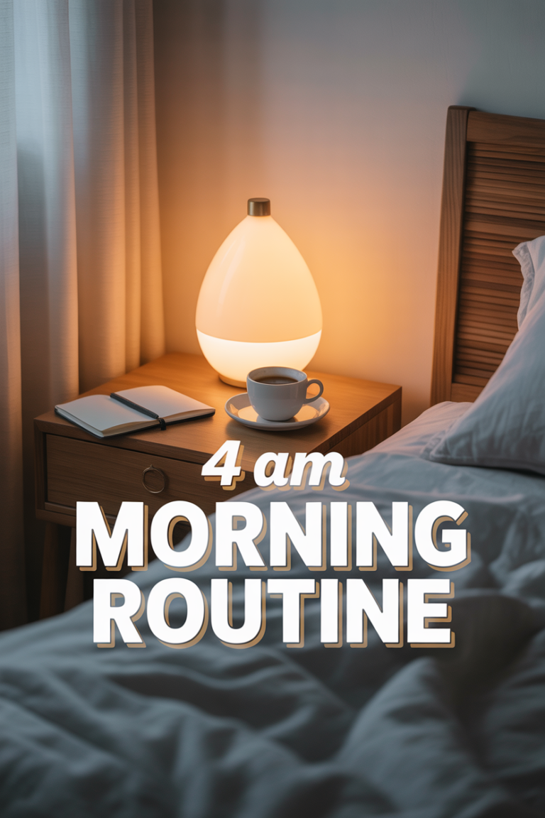 ☀️ 4 Am Morning Routine