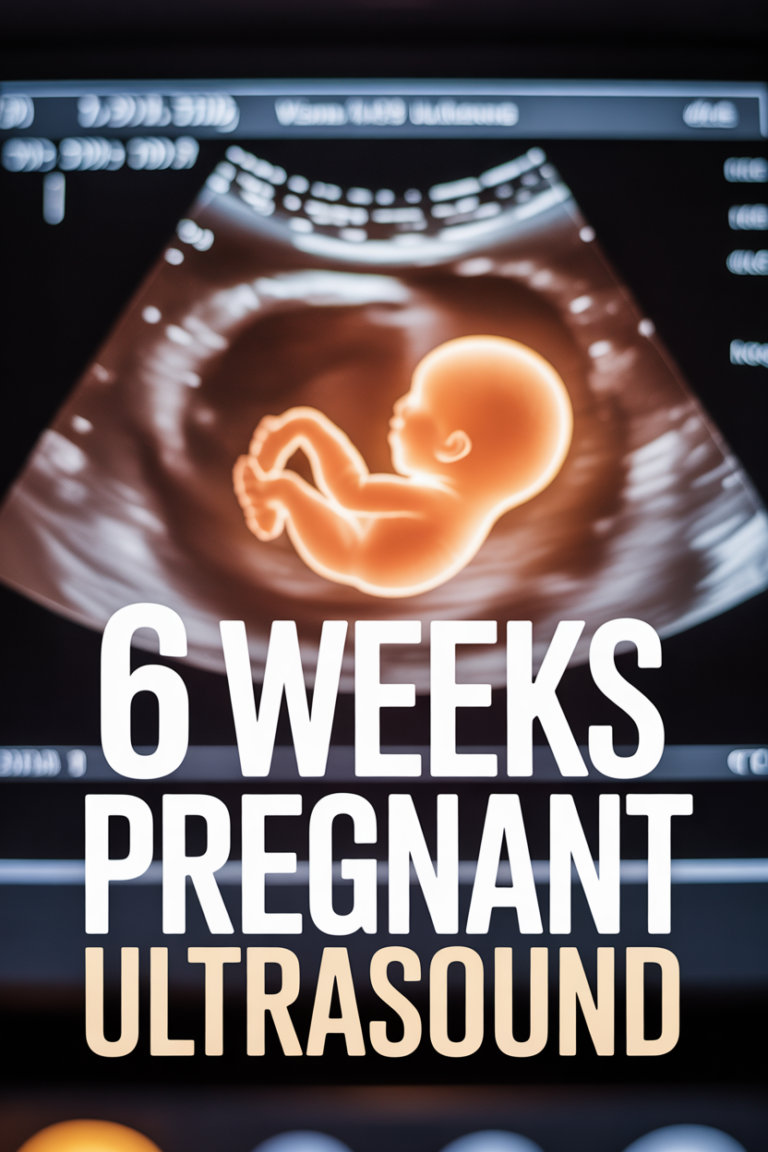 🤰 6 Weeks Pregnant Ultrasound