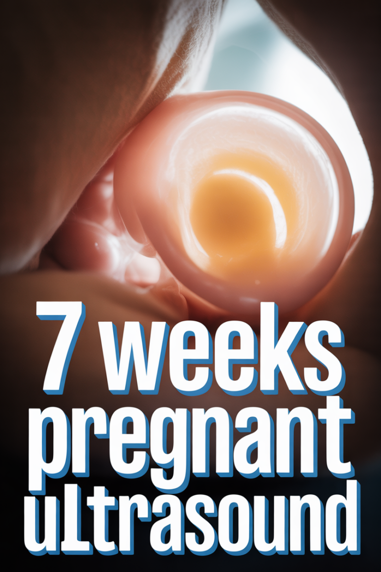 🤰 7 Weeks Pregnant Ultrasound