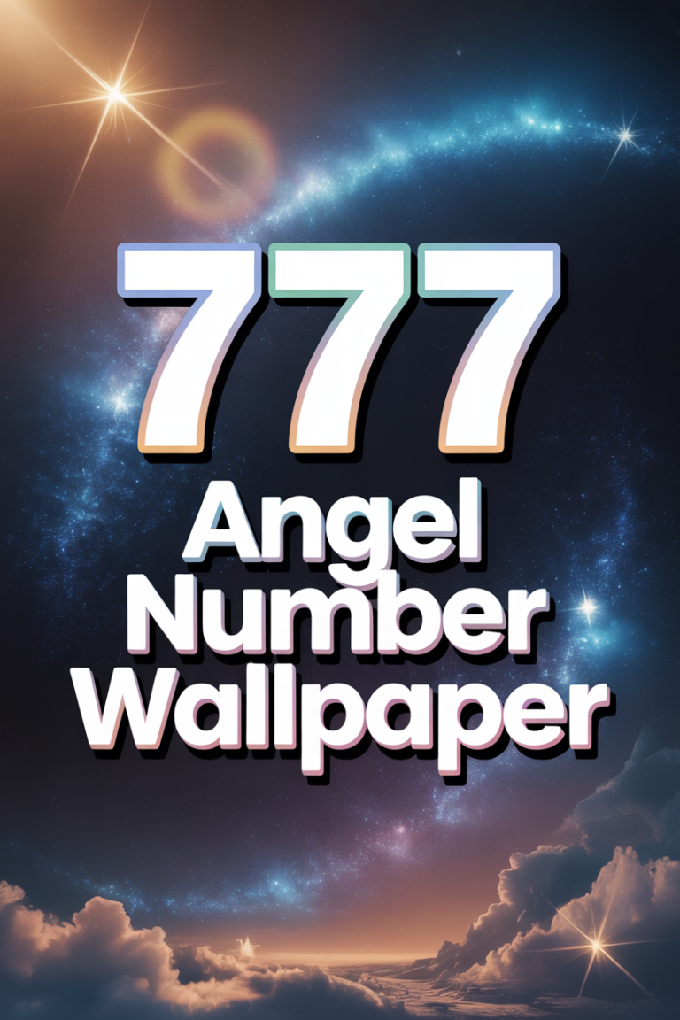 777 Angel Number Wallpaper
