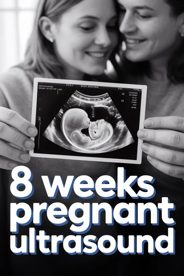 👶 8 Weeks Pregnant Ultrasound
