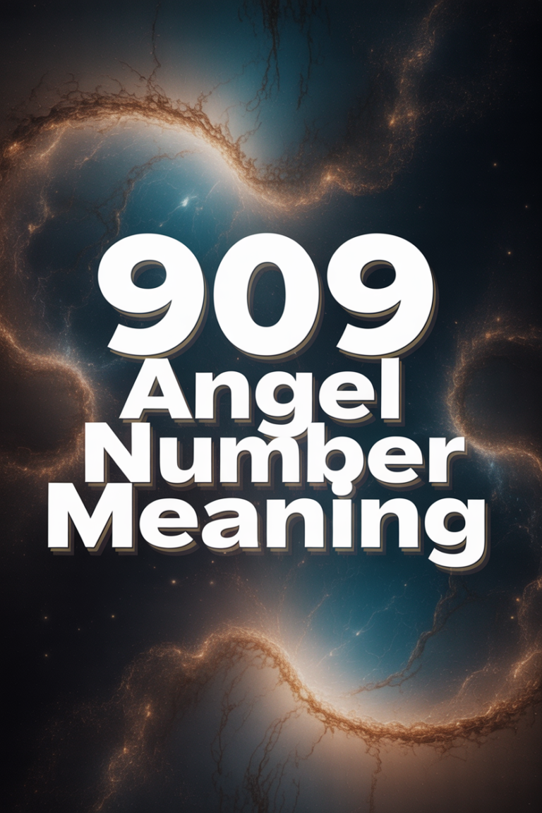 ✨ 909 Angel Number Meaning