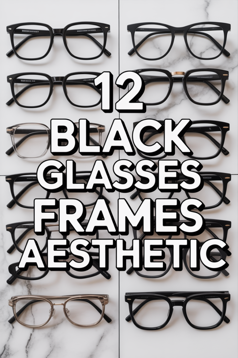 👓 12 Black Glasses Frames Aesthetic
