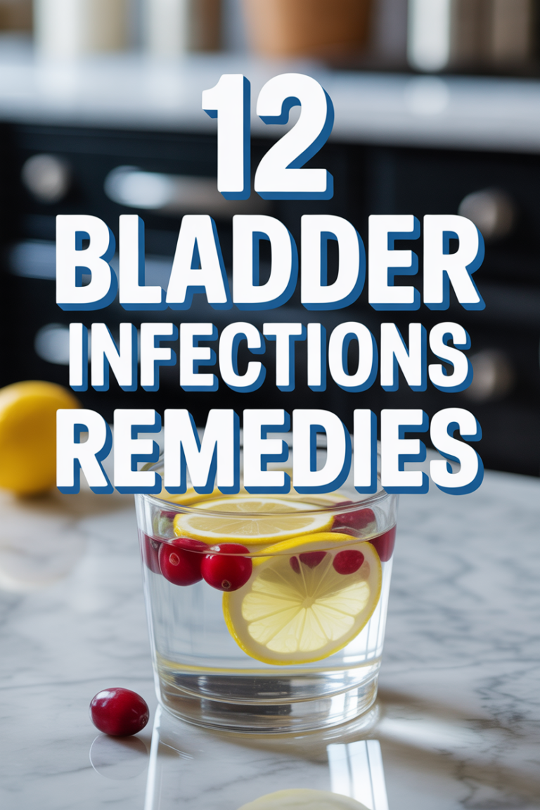 💧 12 Bladder Infections Home Remedies