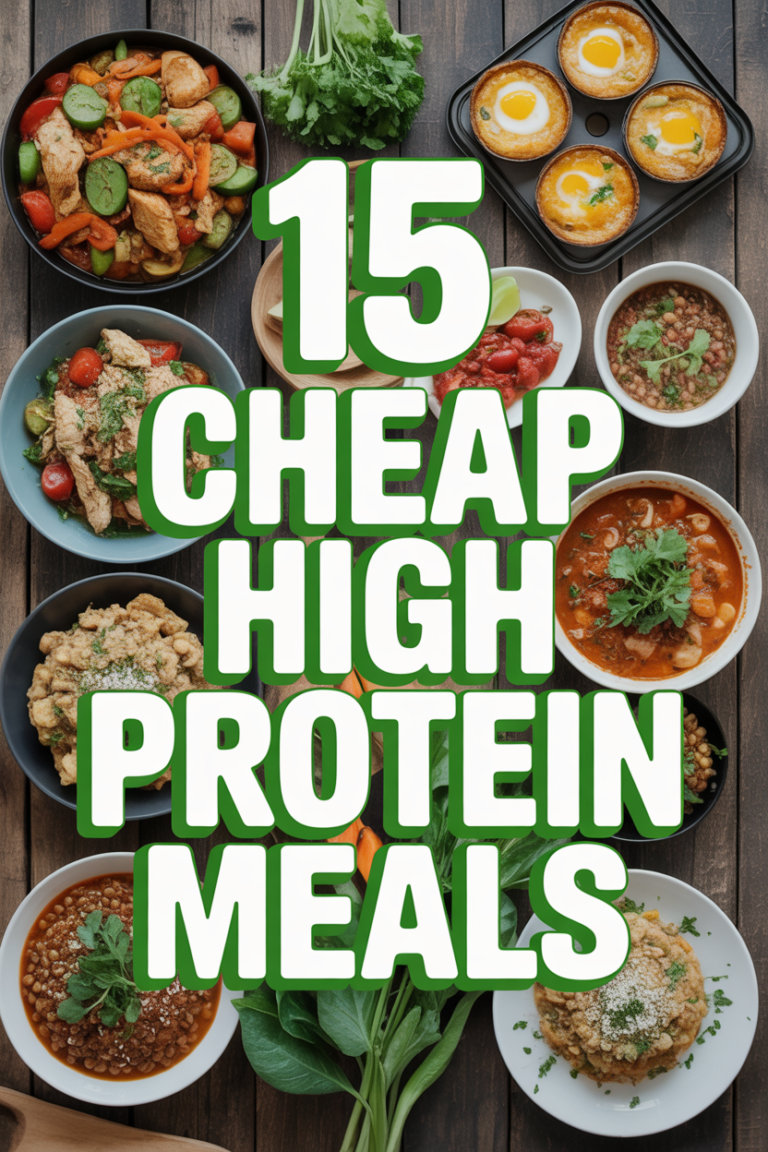 💪 15 Cheap High Protein Meals