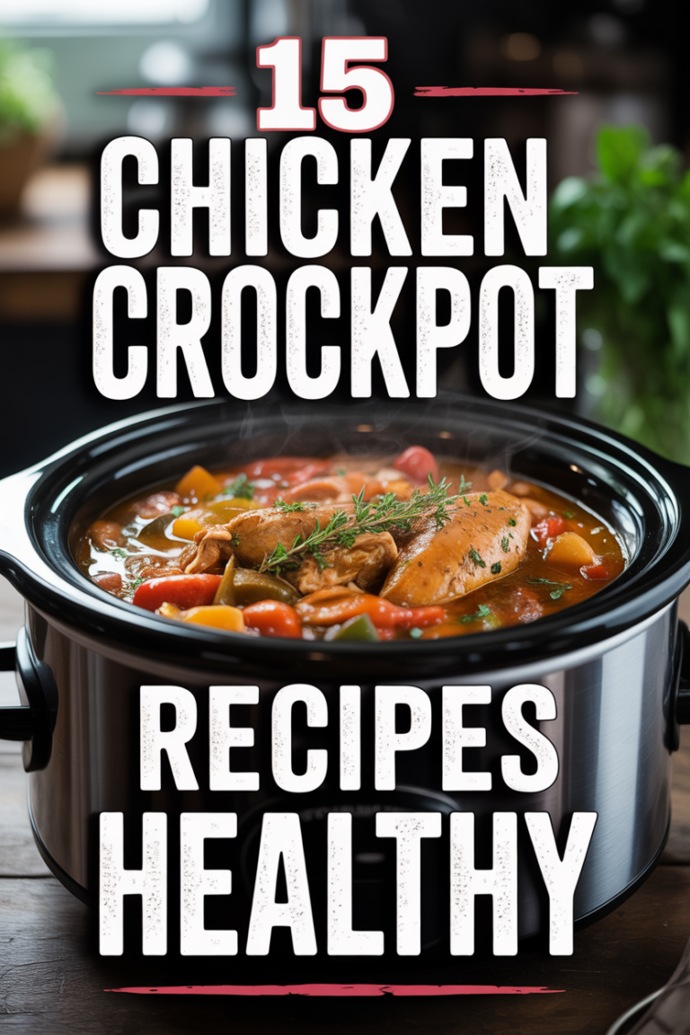 🐔 15 Chicken Crockpot Recipes Healthy