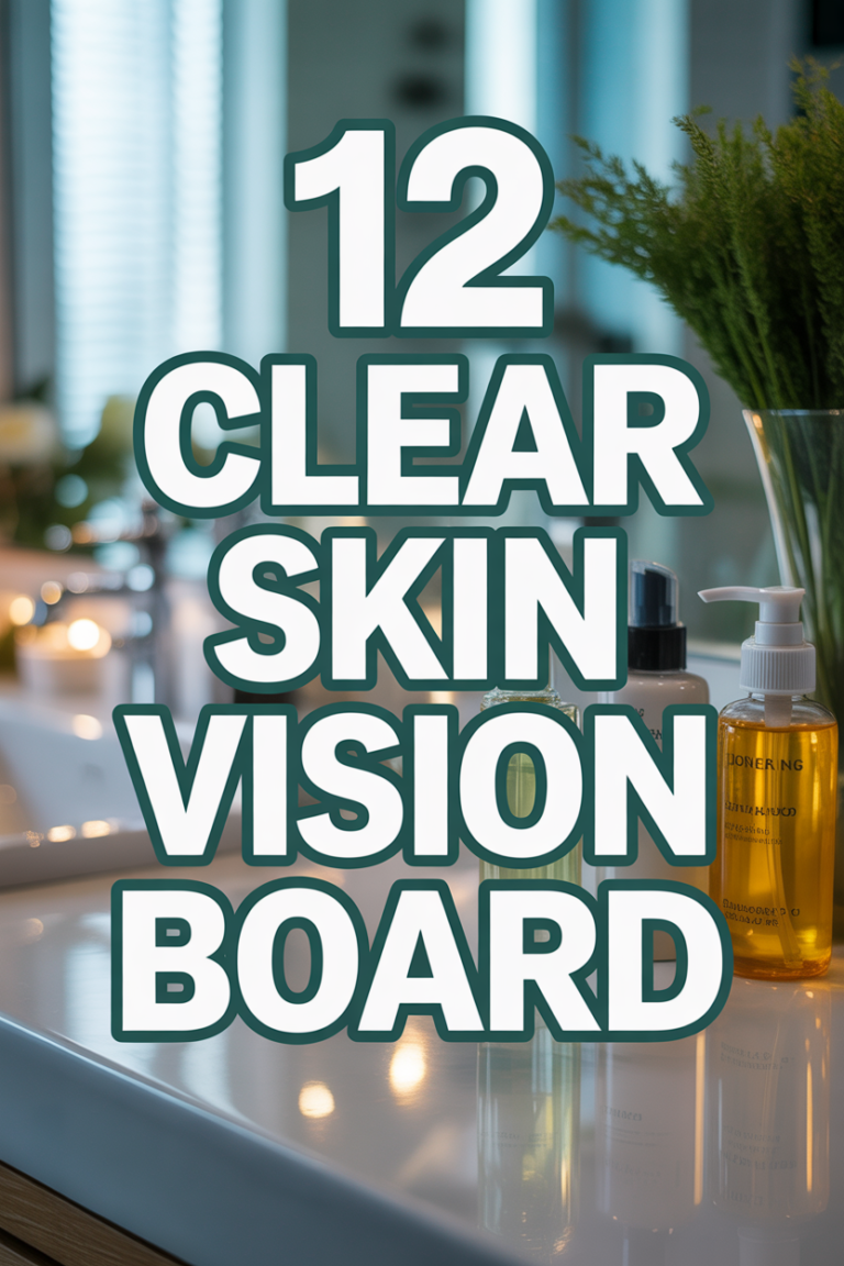 ✨ 12 Clear Skin Vision Board