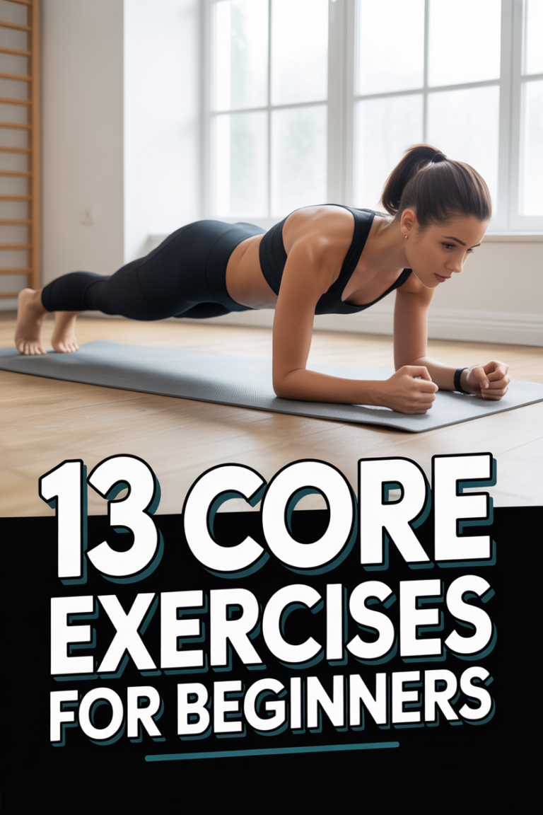 🤸 13 Core Exercises For Beginners