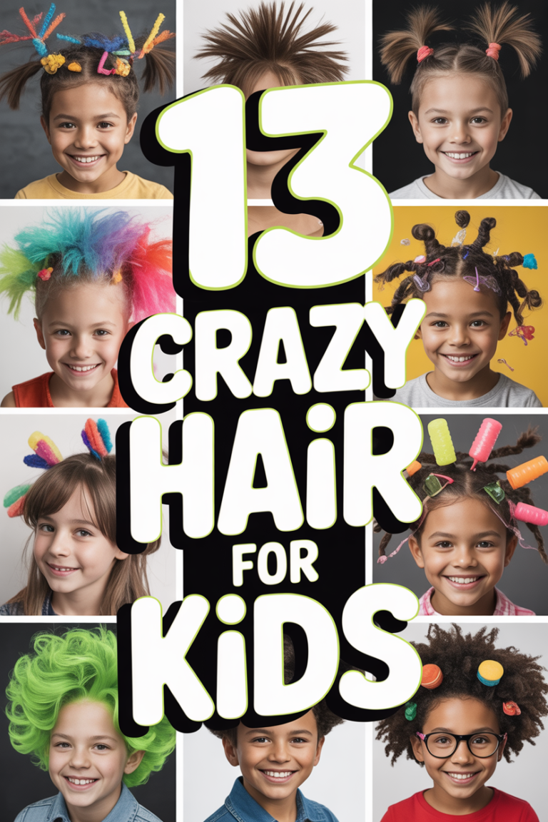 🤪 13 Crazy Hair For Kids