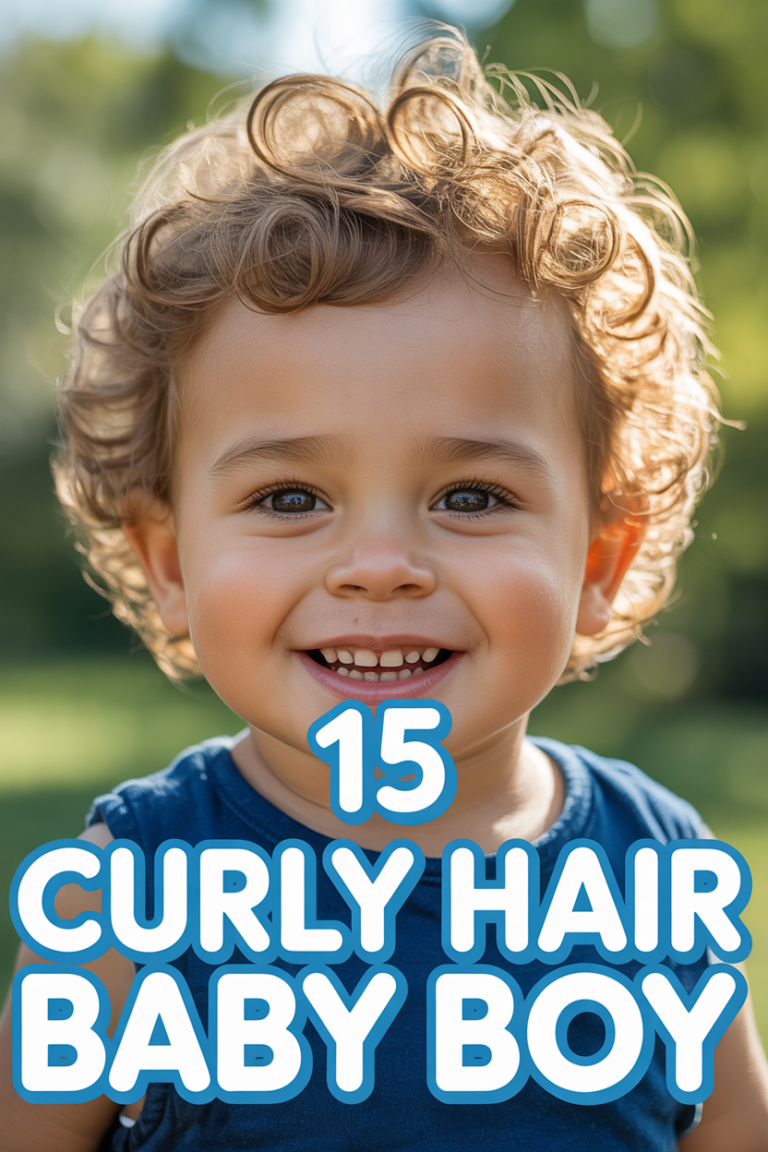 🦁 15 Curly Hair Baby Boy