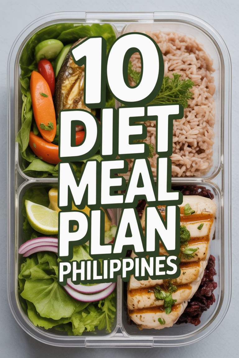 🥗 10 Diet Meal Plan Philippines