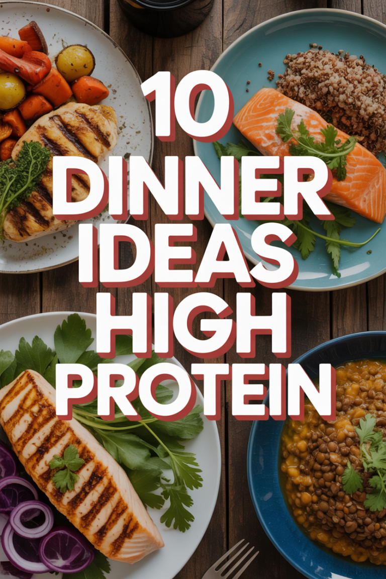 🥩 10 Dinner Ideas High Protein