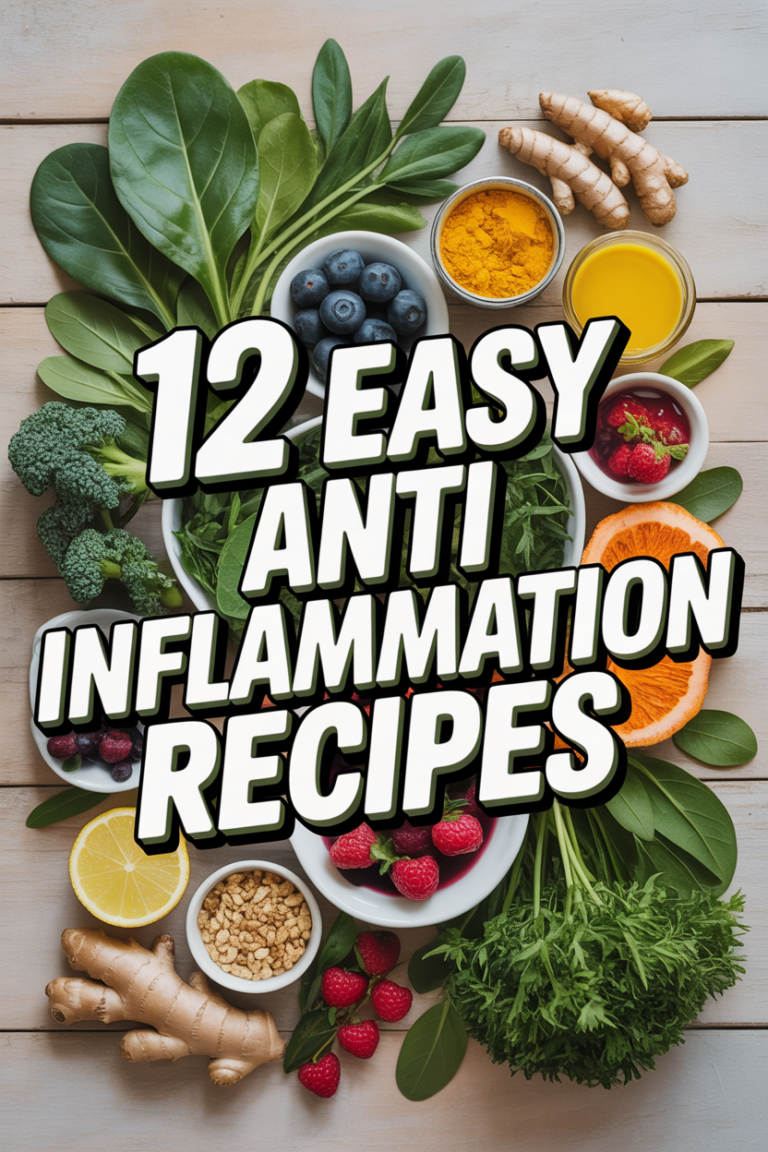 🌱 12 Easy Anti Inflammation Recipes