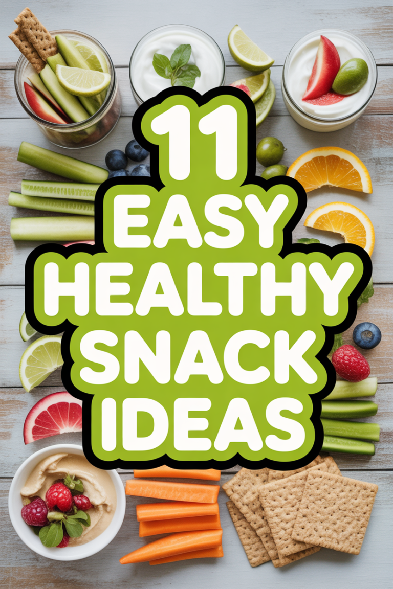 🥑 11 Easy Healthy Snack Ideas