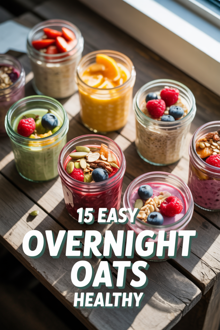 🥣 15 Easy Overnight Oats Healthy