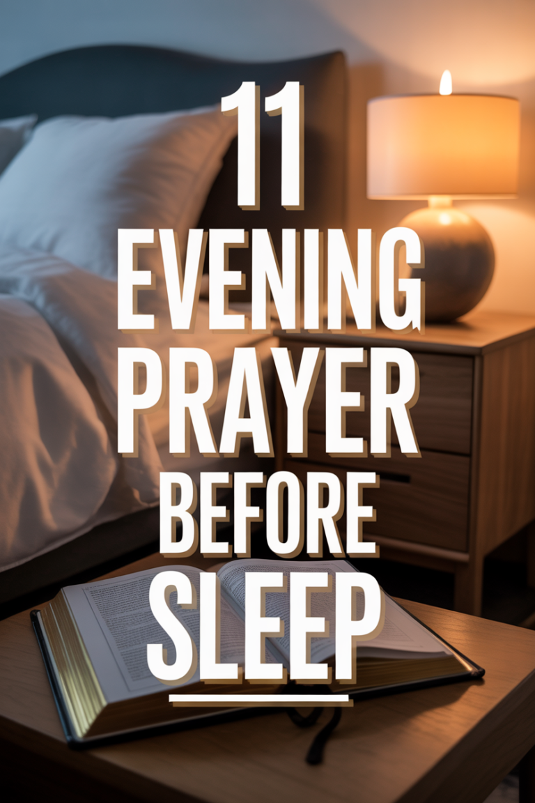 🧘‍♀️ 11 Evening Prayer Before Sleep