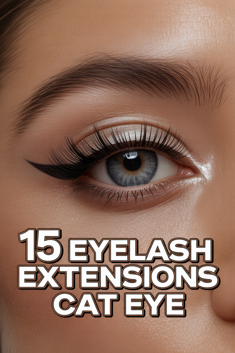 ✨ 15 Eyelash Extensions Cat Eye