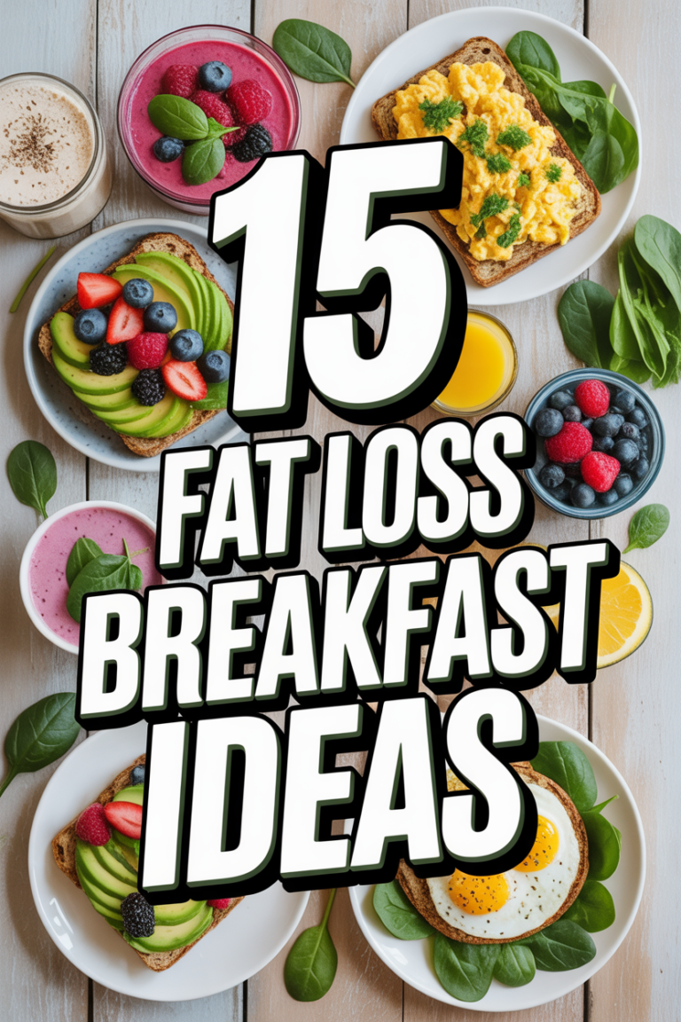 🍳 15 Fat Loss Breakfast Ideas