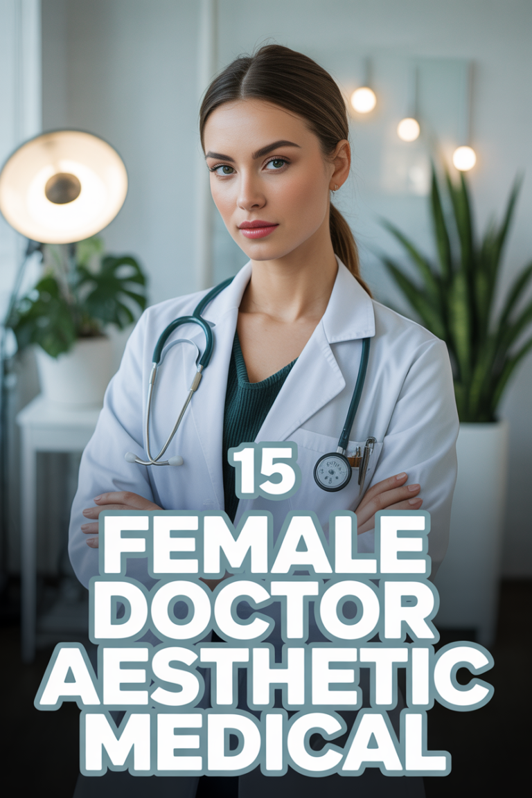 🩺 15 Female Doctor Aesthetic Medical