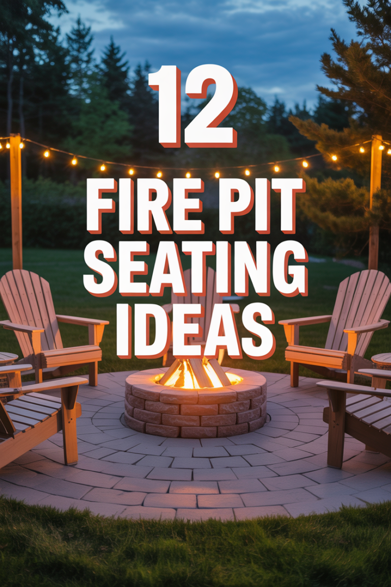🔥 12 Fire Pit Seating Ideas