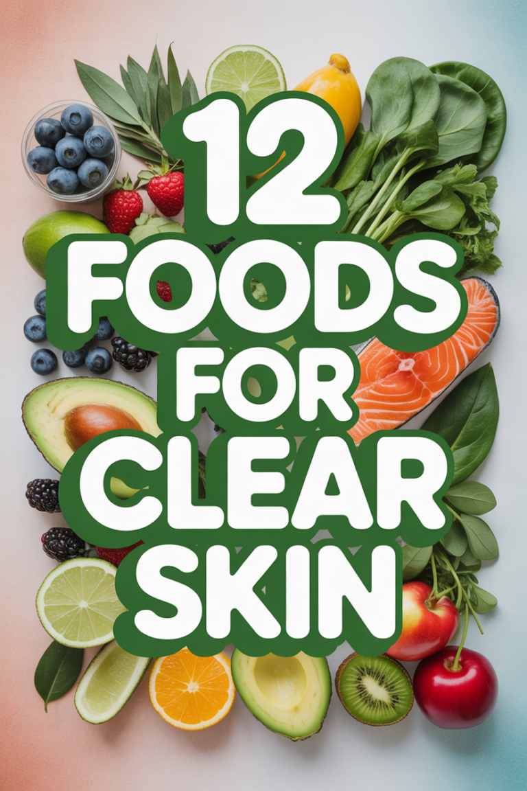✨ 12 Foods For Clear Skin