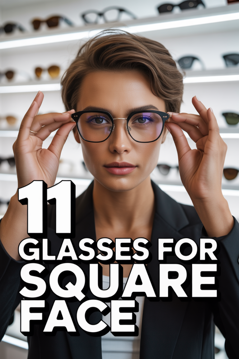 🤓 11 Glasses For Square Face