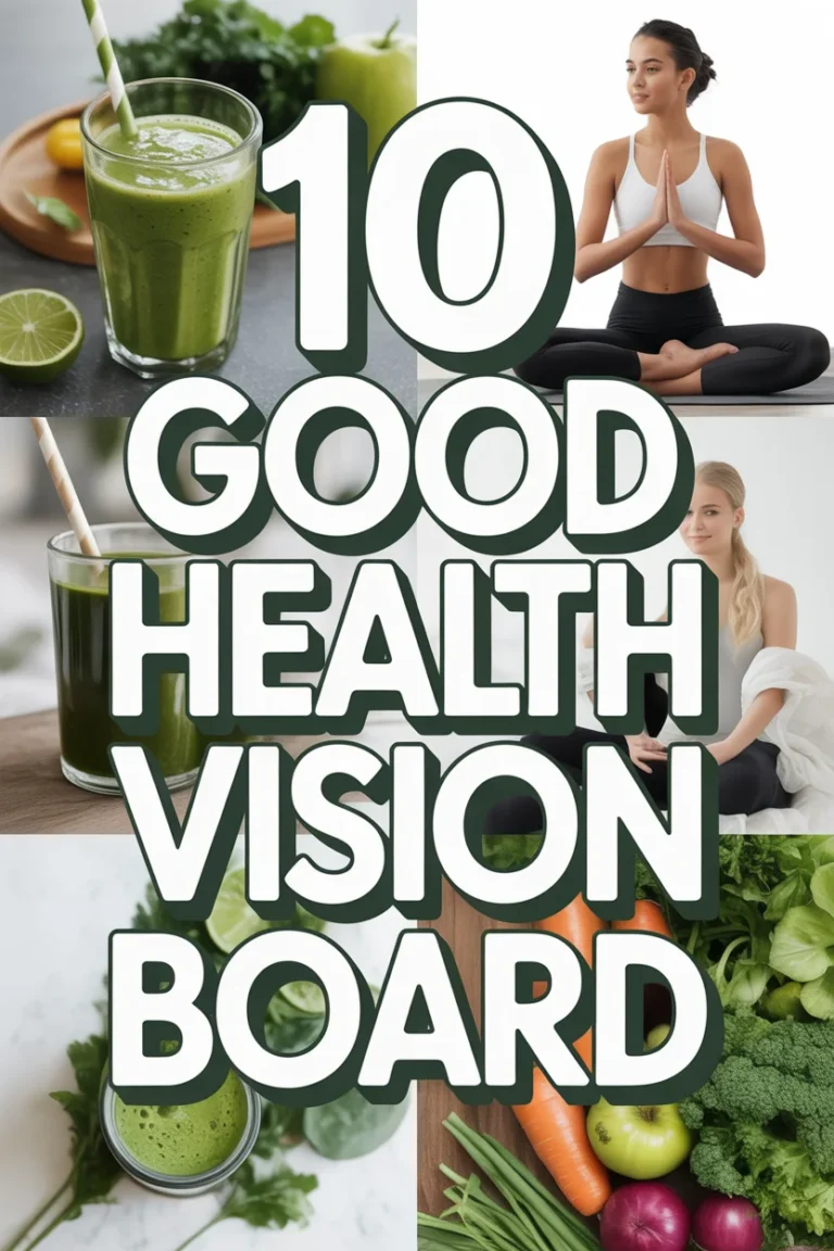 🥗 10 Good Health Vision Board