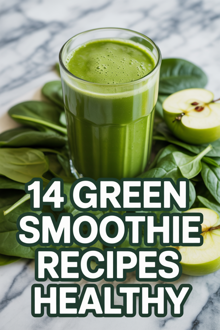 🥬 14 Green Smoothie Recipes Healthy