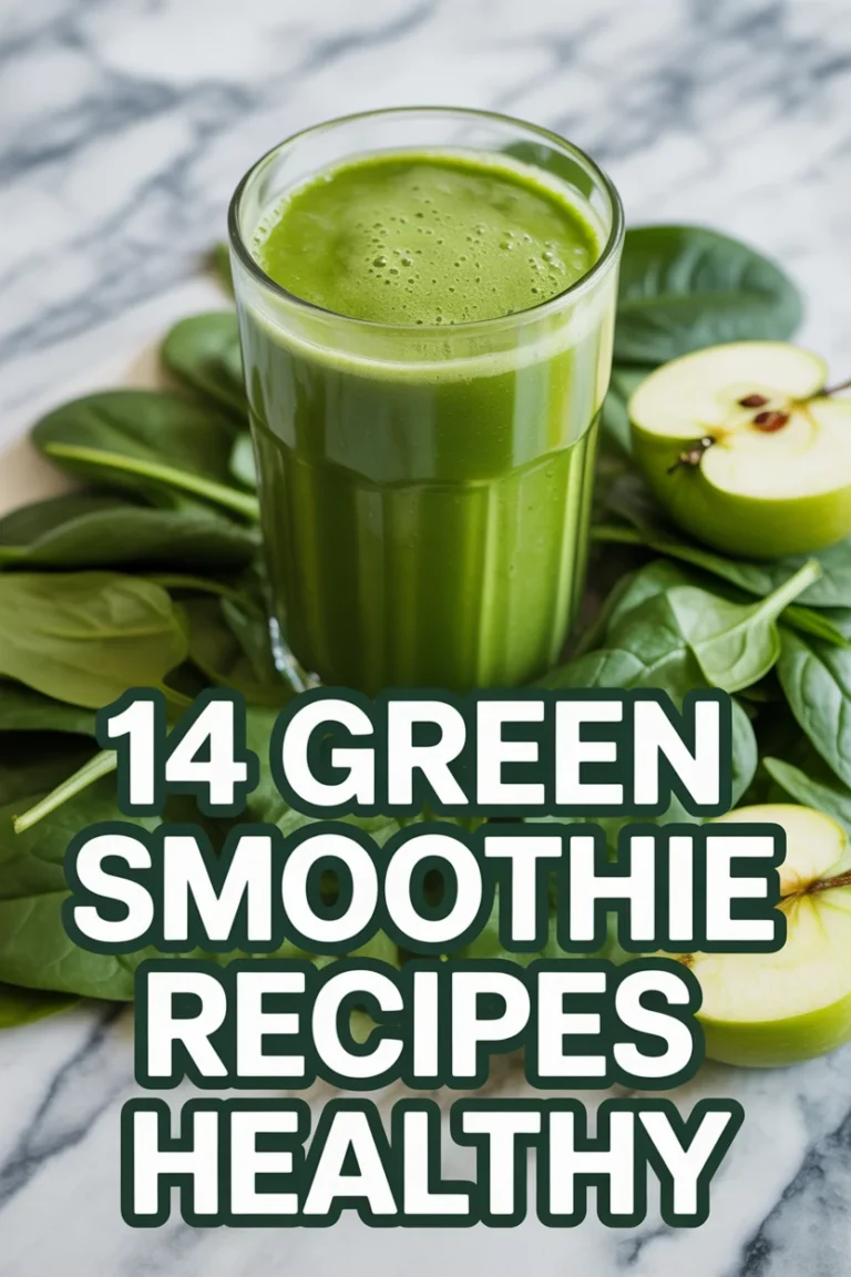 🥬 14 Green Smoothie Recipes Healthy