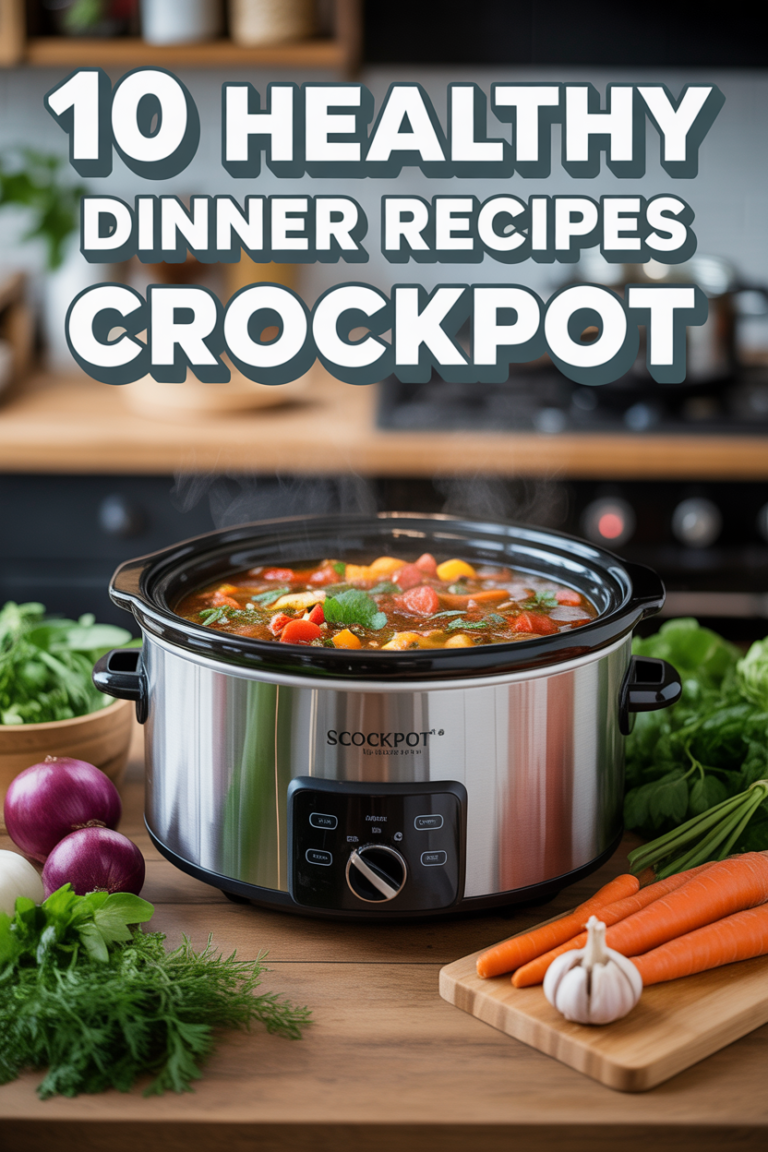 🍲 10 Healthy Dinner Recipes Crockpot
