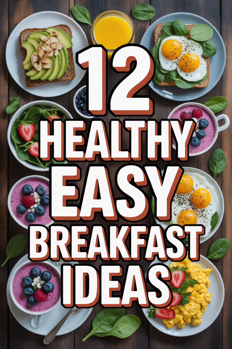 🍳 12 Healthy Easy Breakfast Ideas