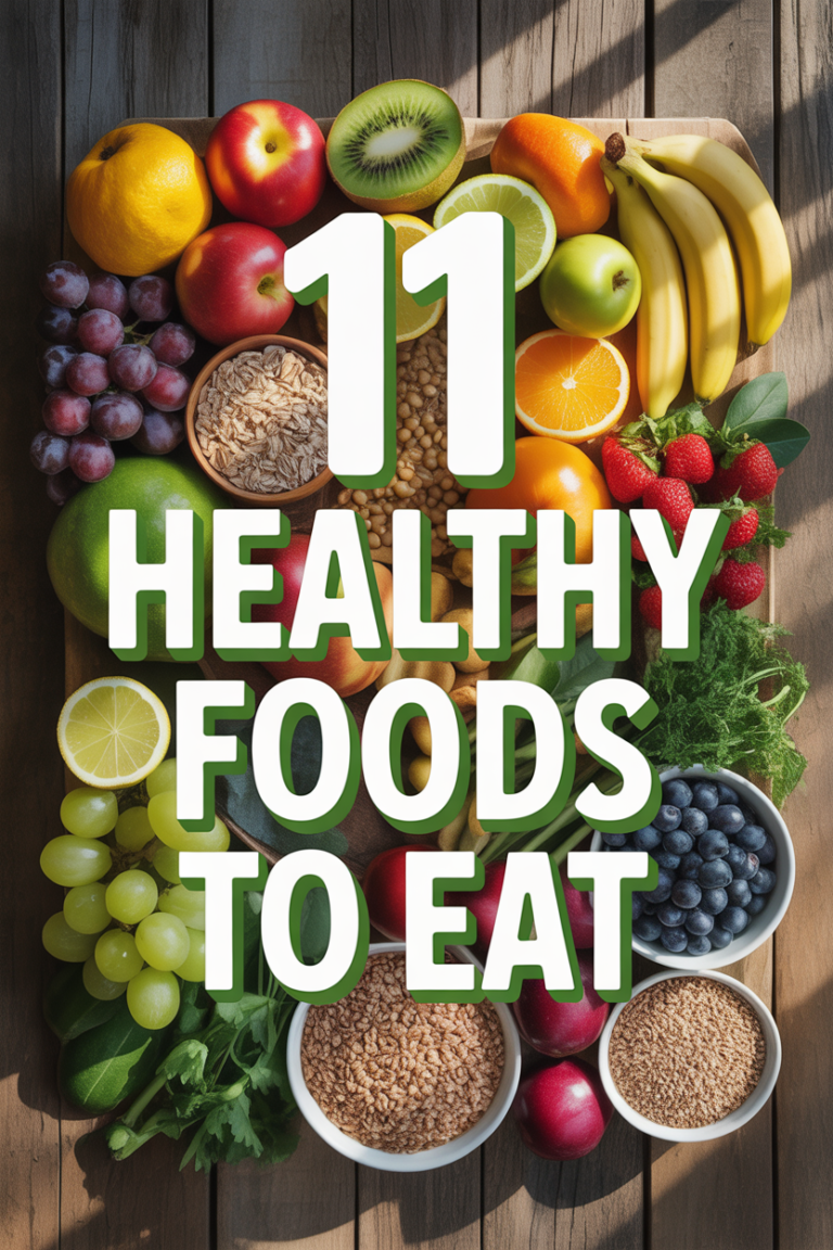 🥦 11 Healthy Foods To Eat