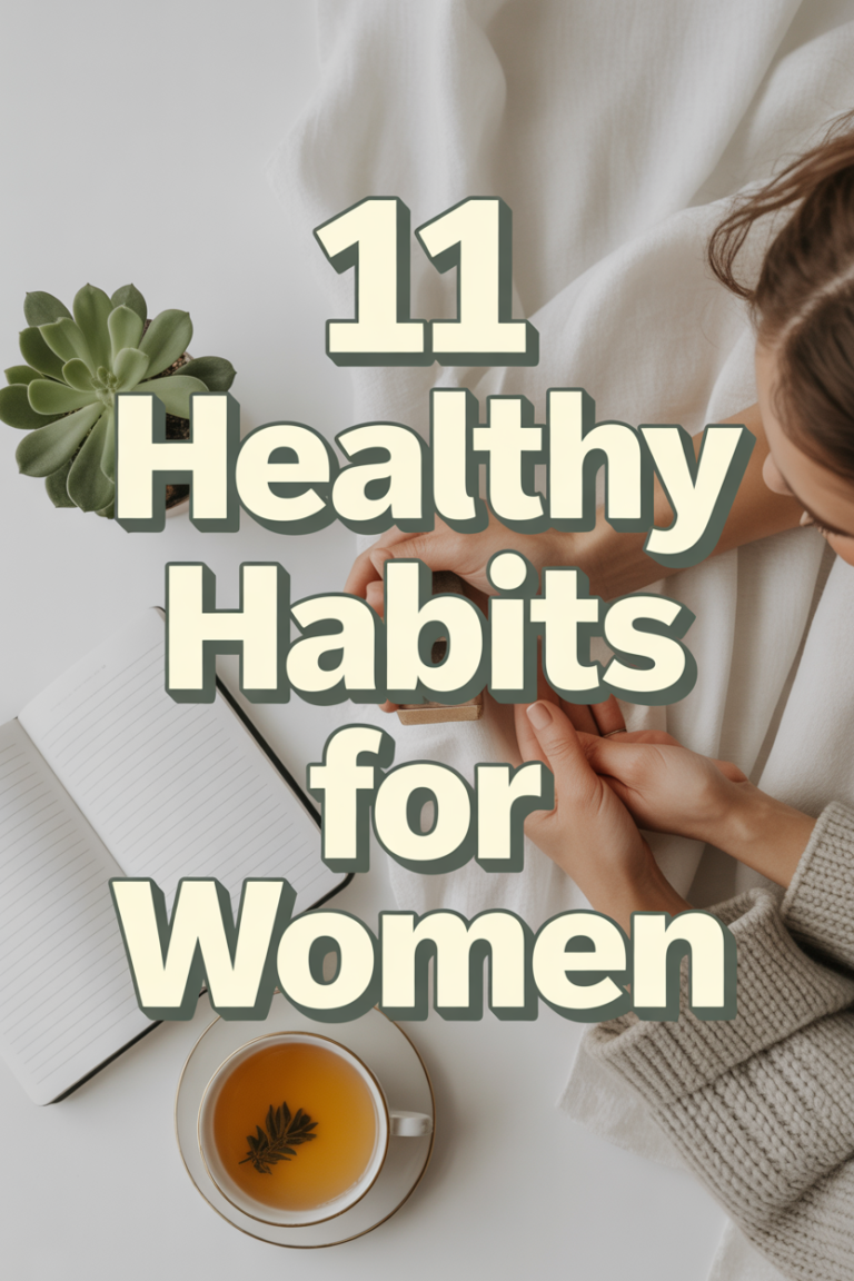 🌸 11 Healthy Habits For Women