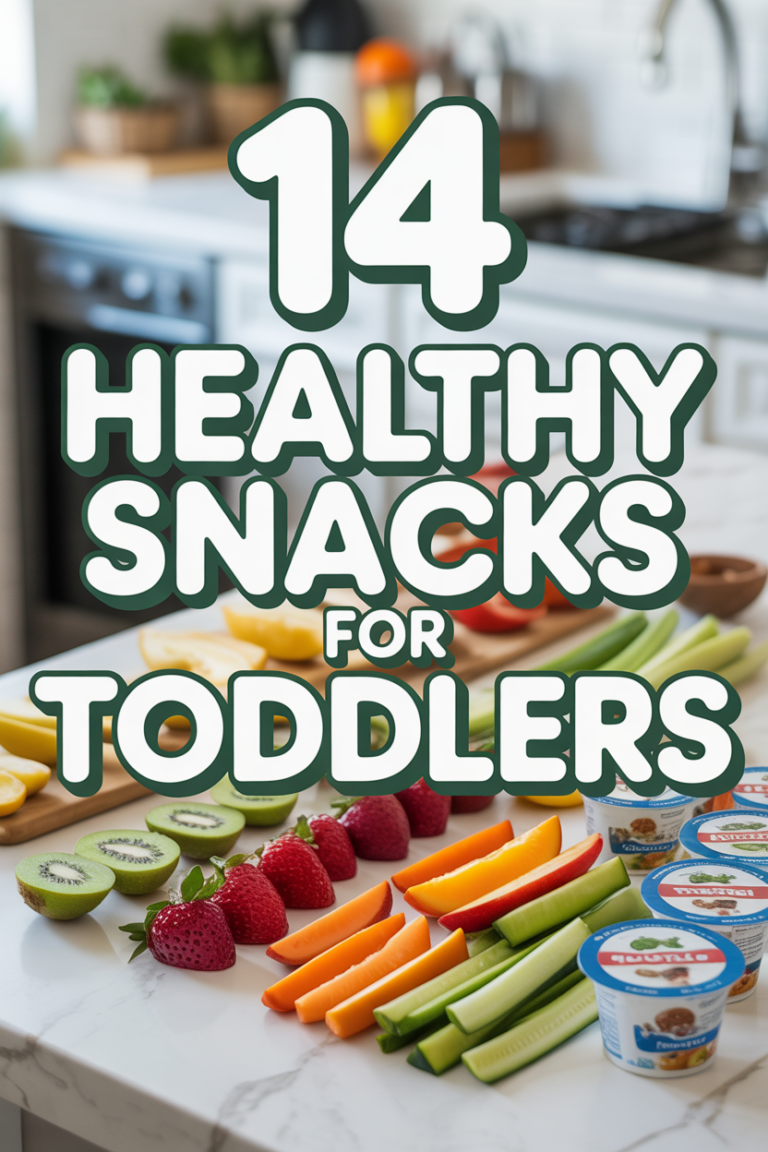 🍎 14 Healthy Snacks For Toddlers