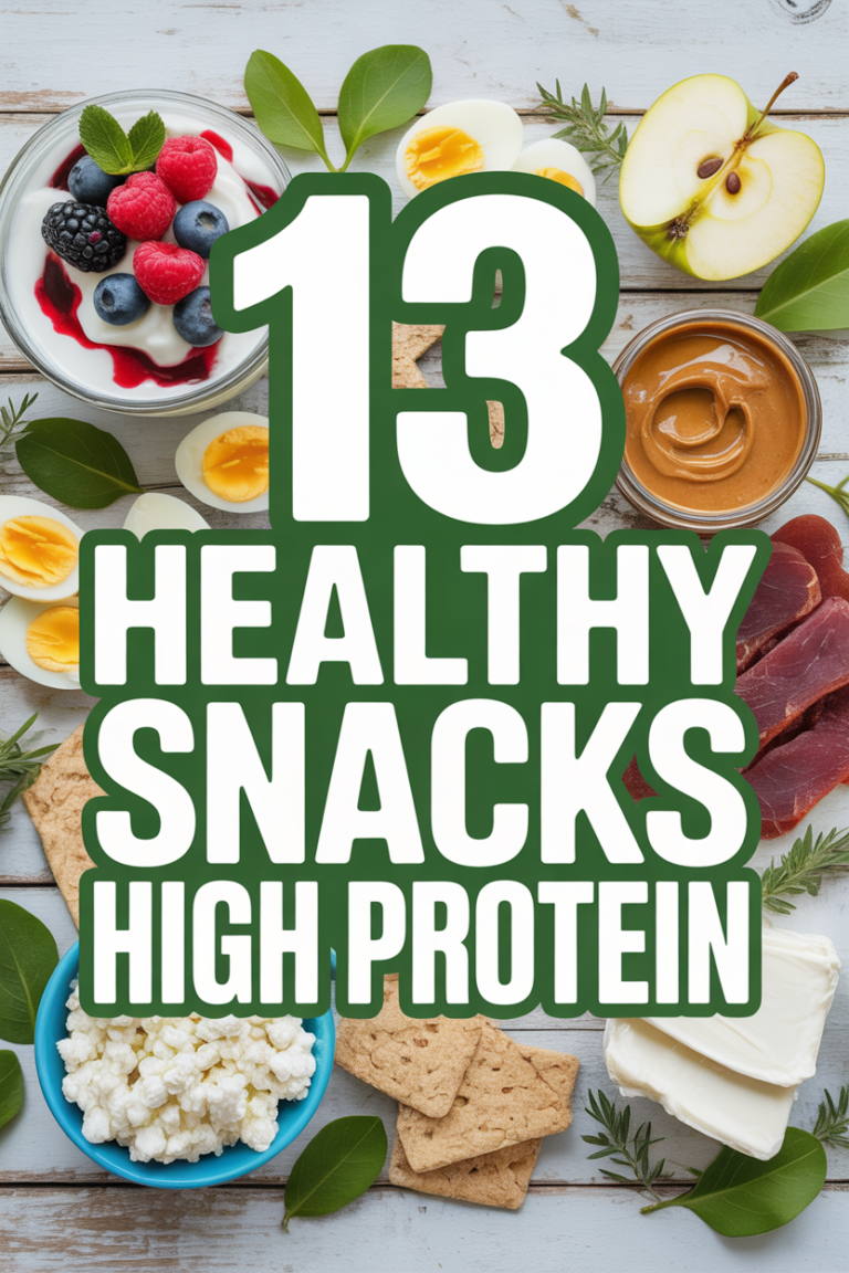 💪 13 Healthy Snacks High Protein