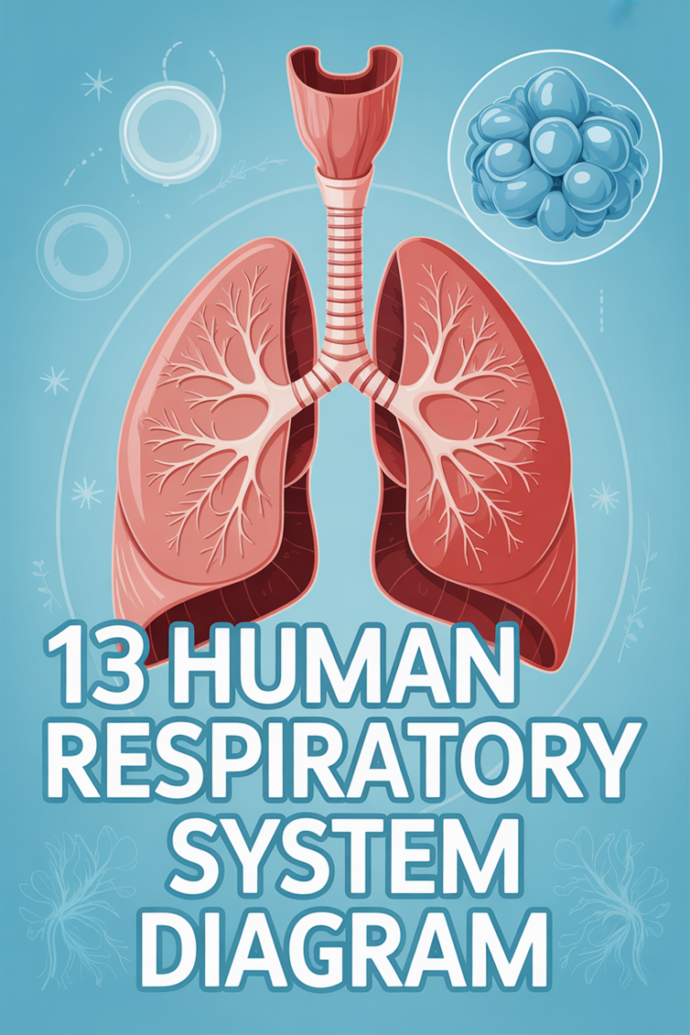 🫁 13 Human Respiratory System Diagram