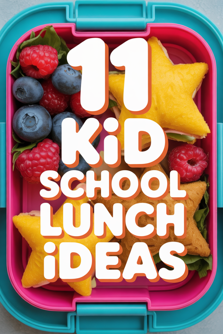 🍱 11 Kid School Lunch Ideas