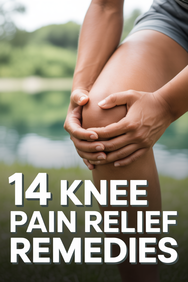💪 14 Knee Pain Relief Remedies