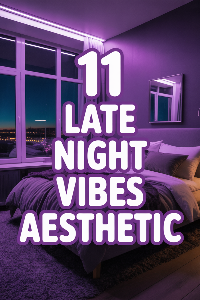 🌙 11 Late Night Vibes Aesthetic