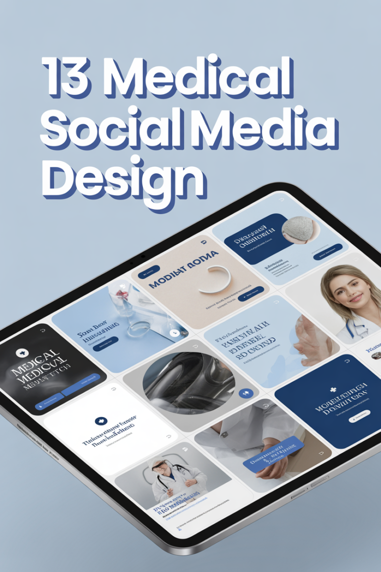 💊 13 Medical Social Media Design