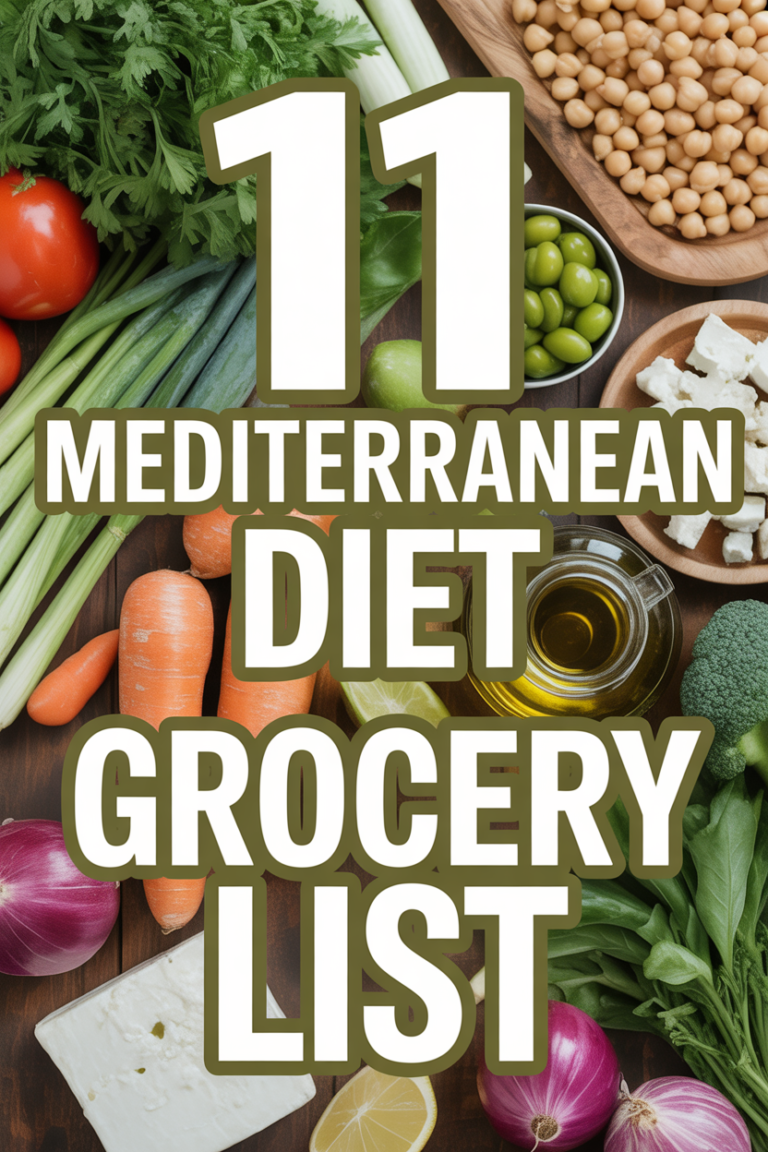 🥗 11 Mediterranean Diet Grocery List