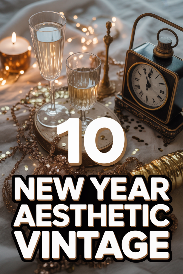🥂 10 New Year Aesthetic Vintage