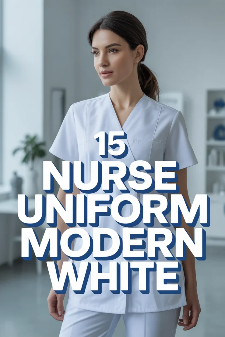 🩺 15 Nurse Uniform Modern White