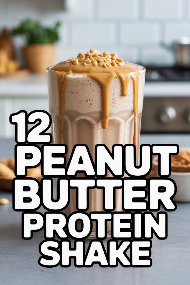 🥜 12 Peanut Butter Protein Shake