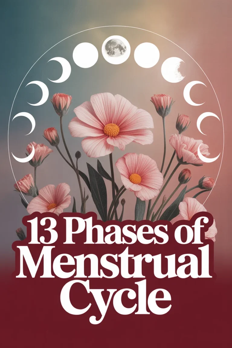 🩸 13 Phases Of Menstrual Cycle