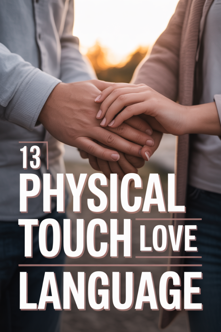 🤗 13 Physical Touch Love Language