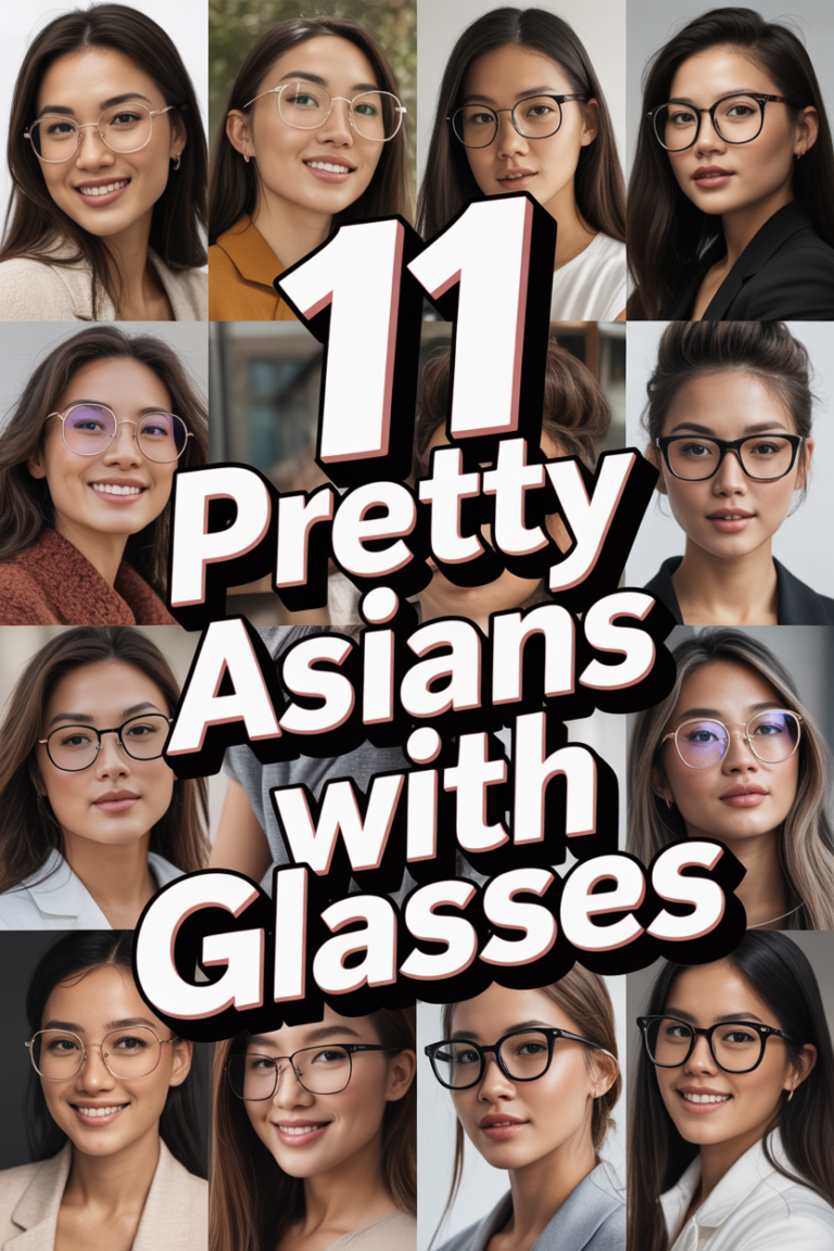 👓 11 Pretty Asians With Glasses