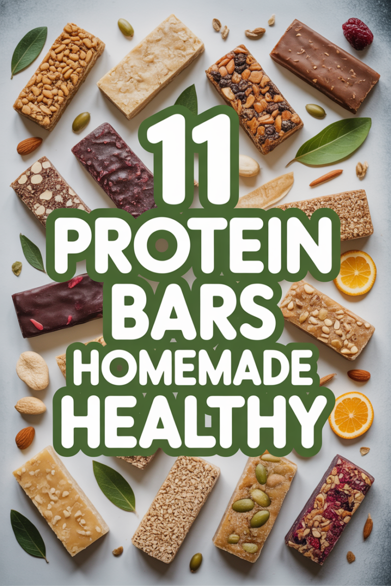 💪 11 Protein Bars Homemade Healthy