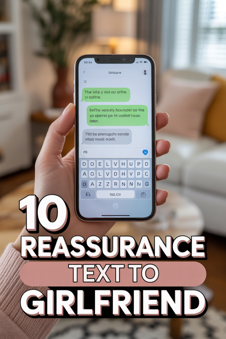 ❤️ 10 Reassurance Text To Girlfriend